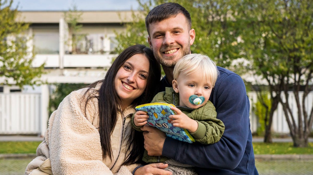 Maria, Daniel og Louie 