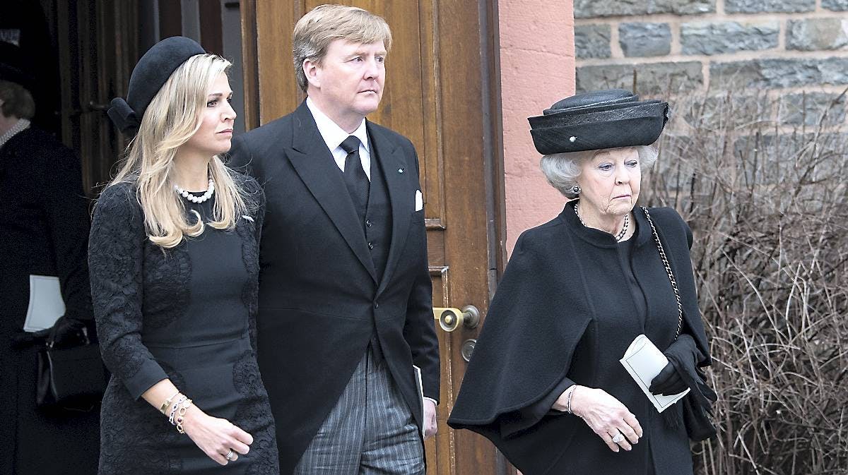 Kong Willem-Alexander, dronning Maxima, prinsesse Beatrix