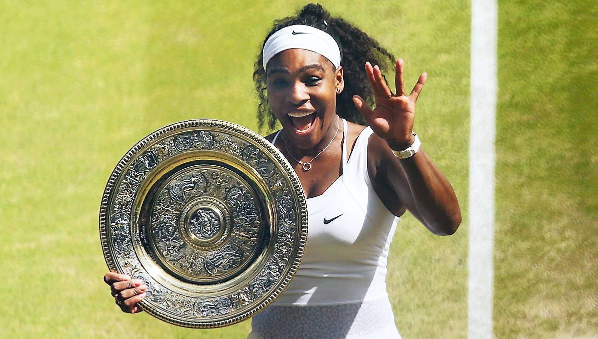 Det er sjette gang, at Serena Williams navn skal stå på det flotte trofæ.