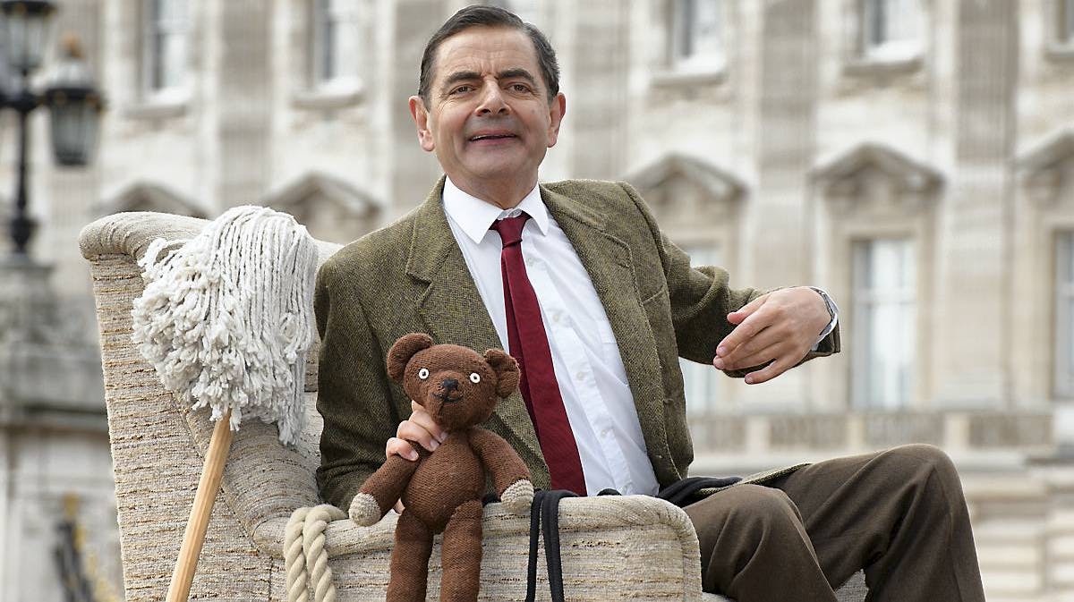 Mr. Bean alias Rowan Atkinson.