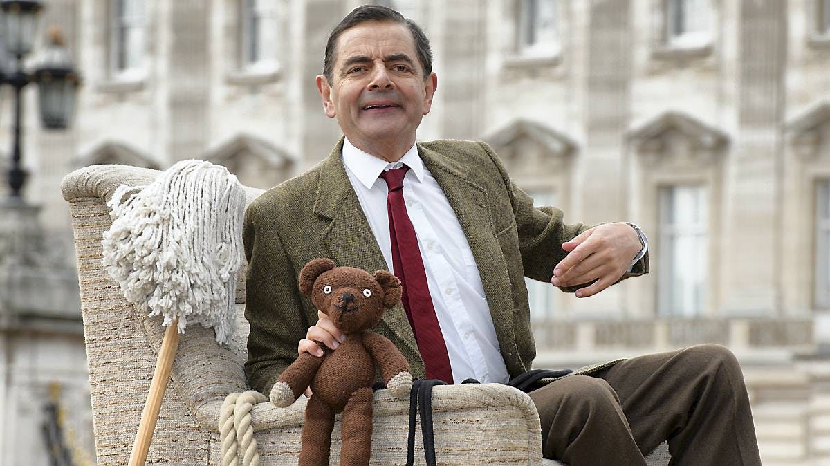 Mr. Bean alias Rowan Atkinson.