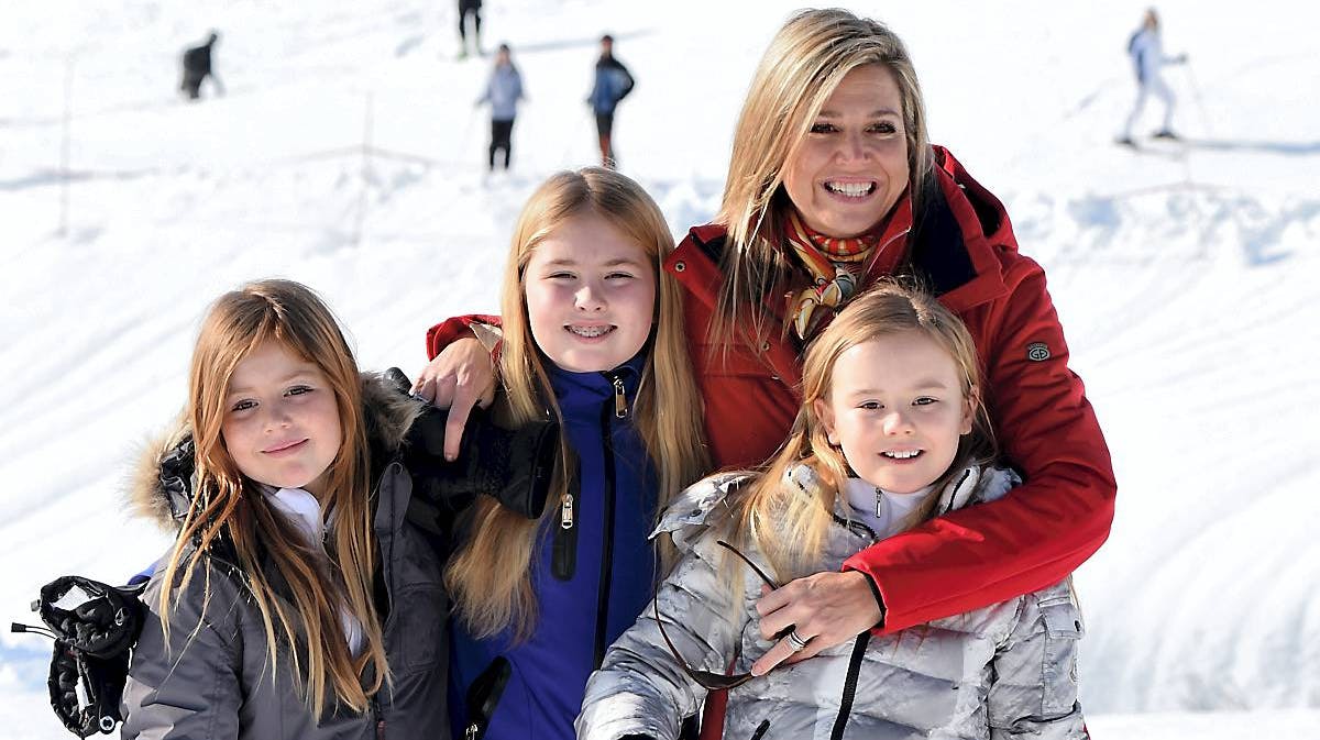 Dronning Maxima, prinsesse Alexia, prinsesse catharina-amalie og prinsesse Ariane