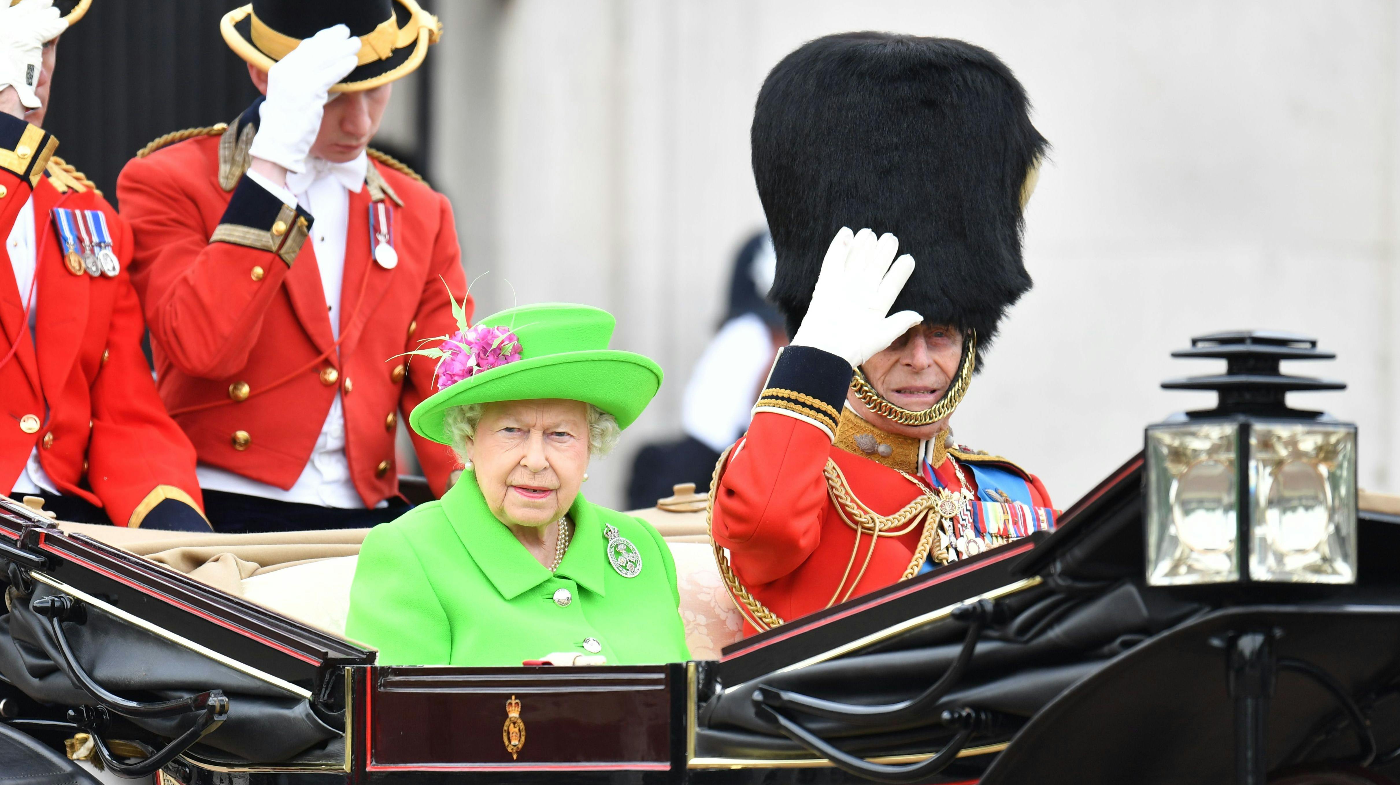 Dronning Elizabeth og prins Philip.