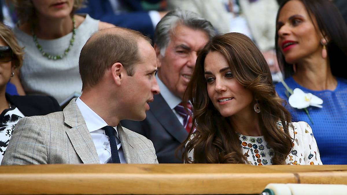 Prins William og hertuginde Catherine.