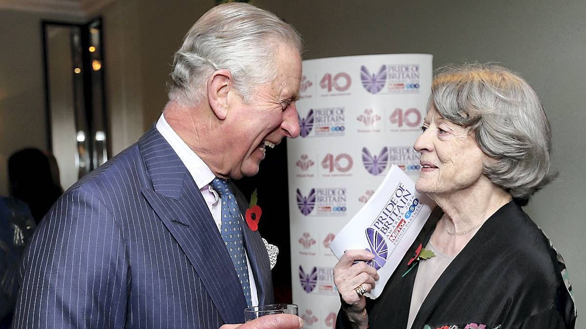 Prins Charles og Maggie Smith