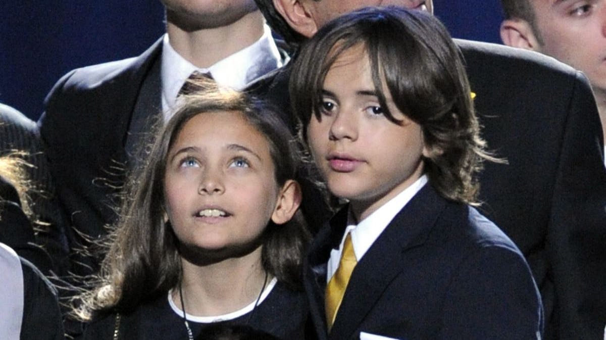 Paris Jackson og Prince Jackson.
