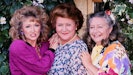 Mary Millar, Patricia Routledge og Judy Cornwell som søstrene Rose, Hyacinth og Daisy i tv-serien "Fint skal det være".