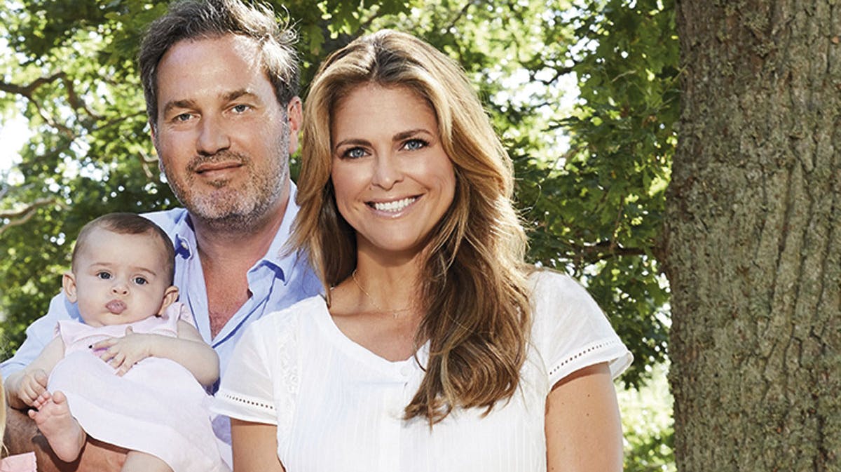 Prinsesse Madeleine, Chris O'Neill og prinsesse Adrienne.