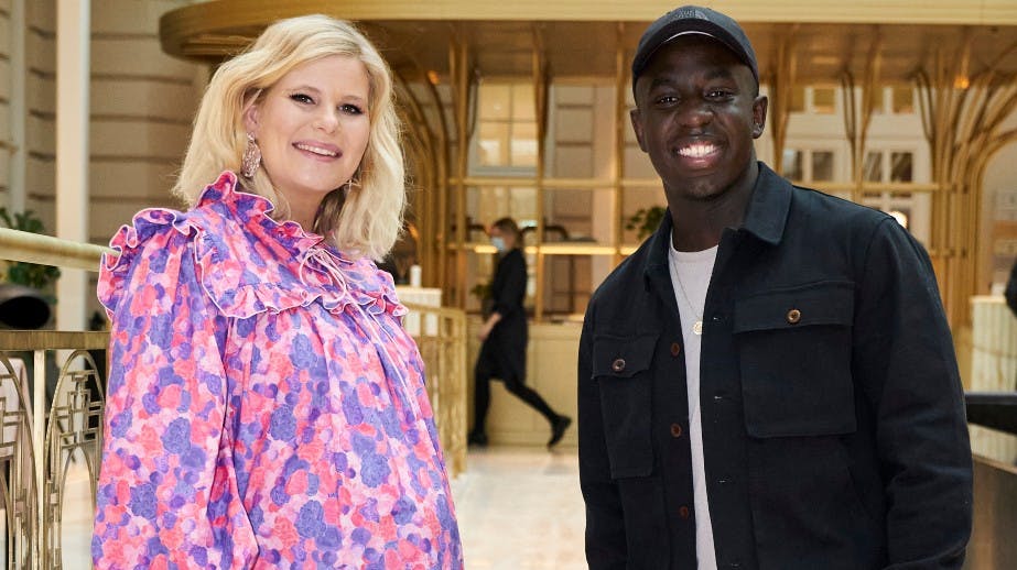 Sofie Linde og Melvin Kakooza