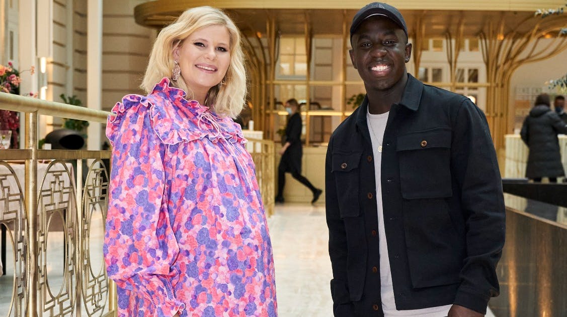 Sofie Linde og Melvin Kakooza