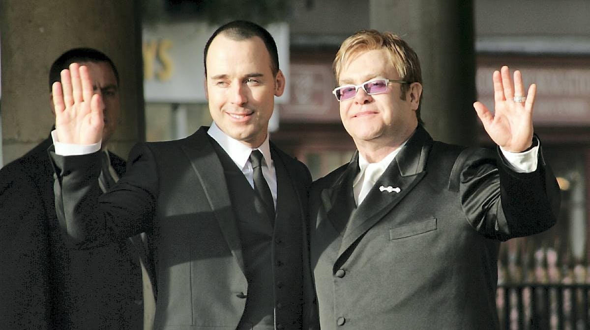 Elton John og David Furnish