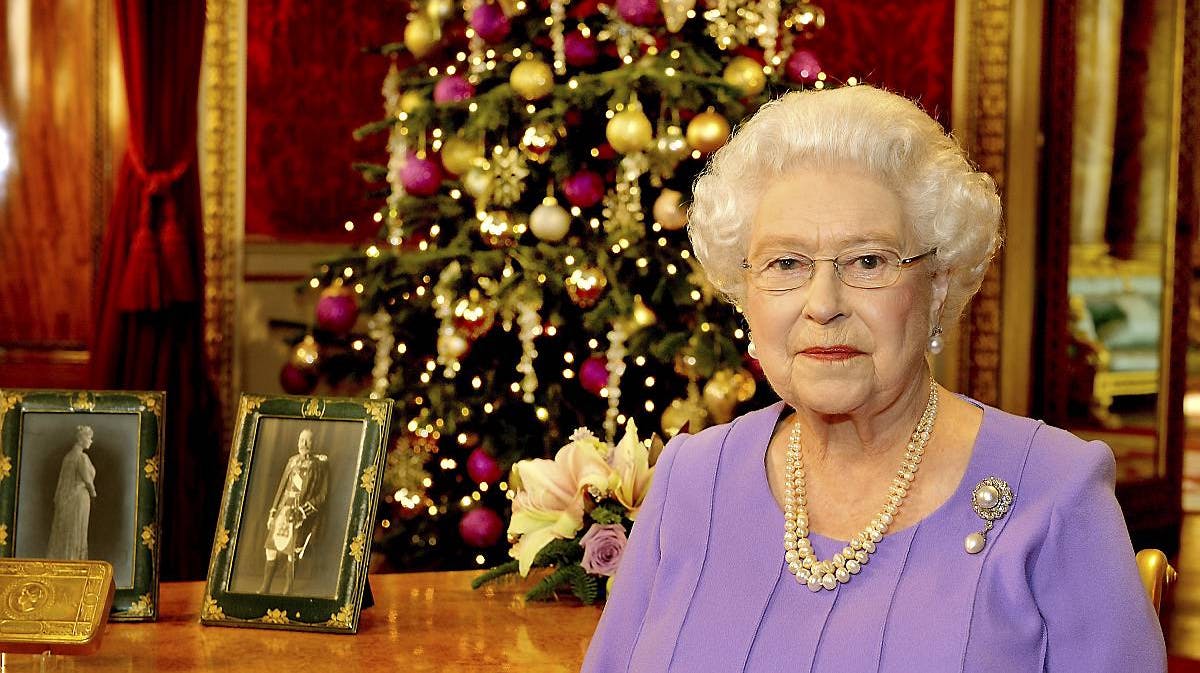 Dronning Elizabeth.
