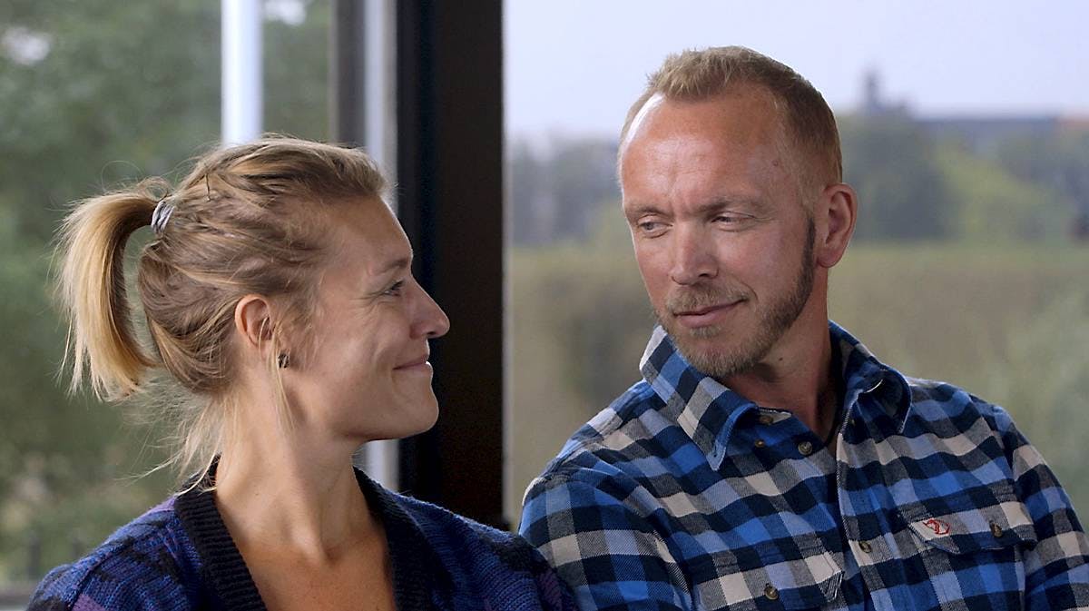 Pernille og Allan fra Gift ved første blik.