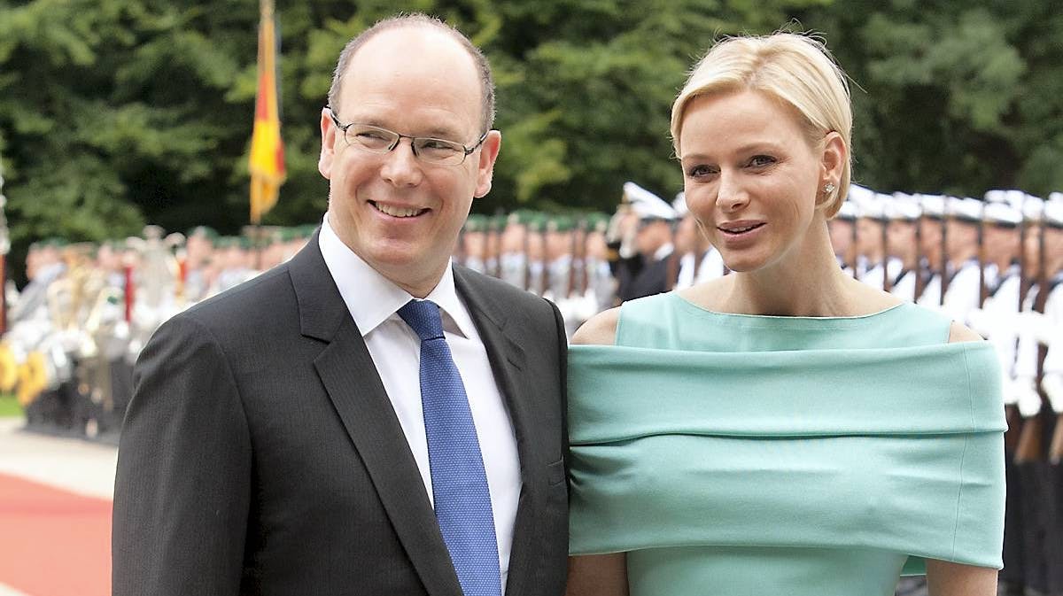 Fyrst Albert og fyrstinde Charlene af Monaco.