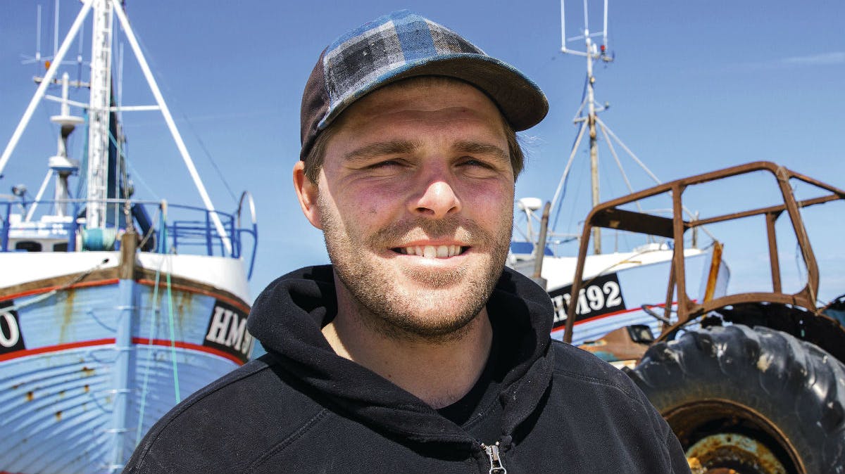 Jesper Olsen fra "Gutterne på kutterne". 