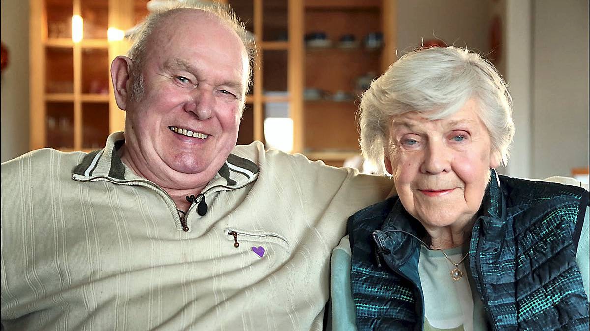 Carl og Lilli i "Din for altid".