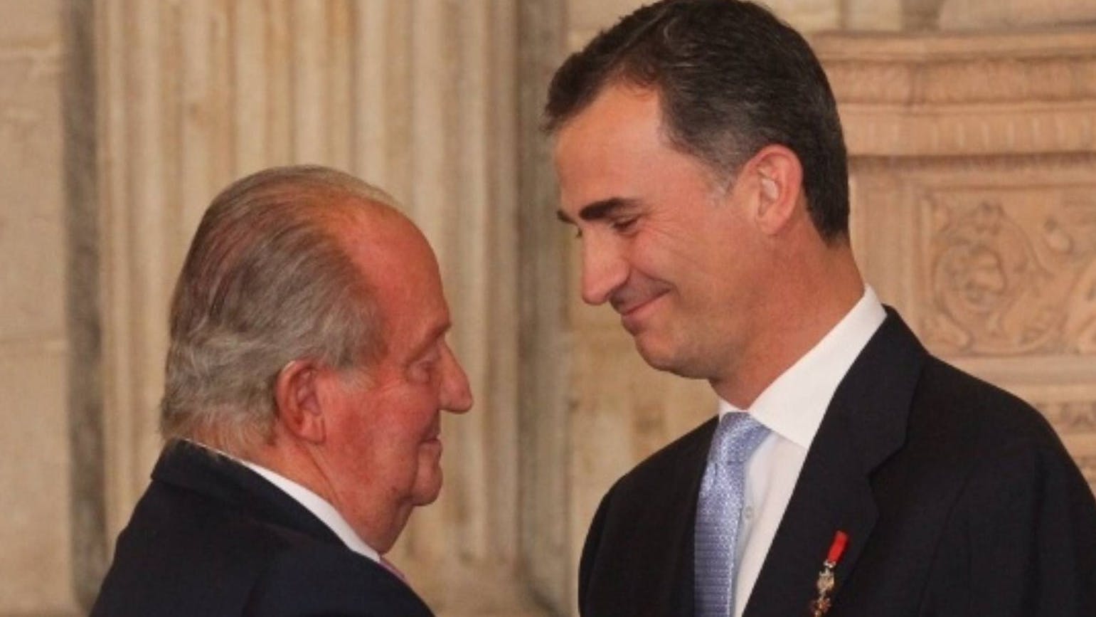 Juan Carlos og kong Felipe