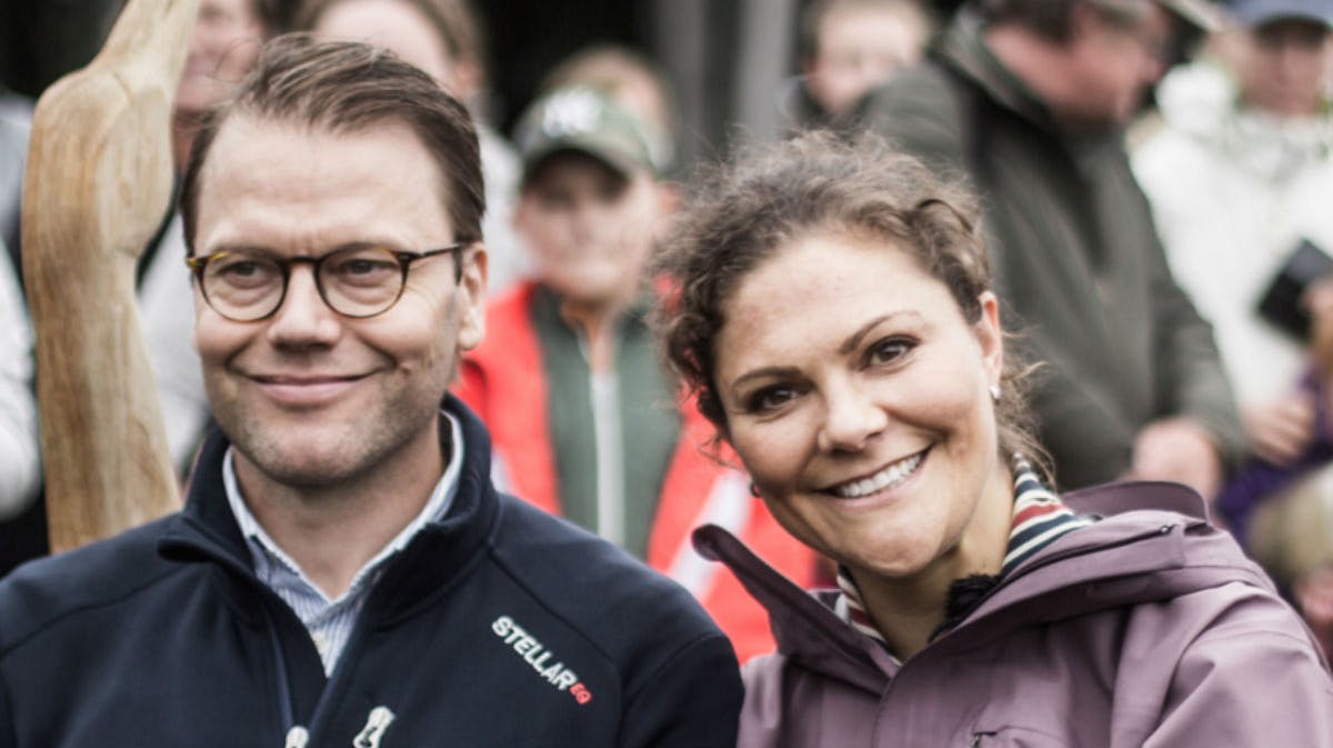 Prins Daniel og kronprinsesse Victoria.