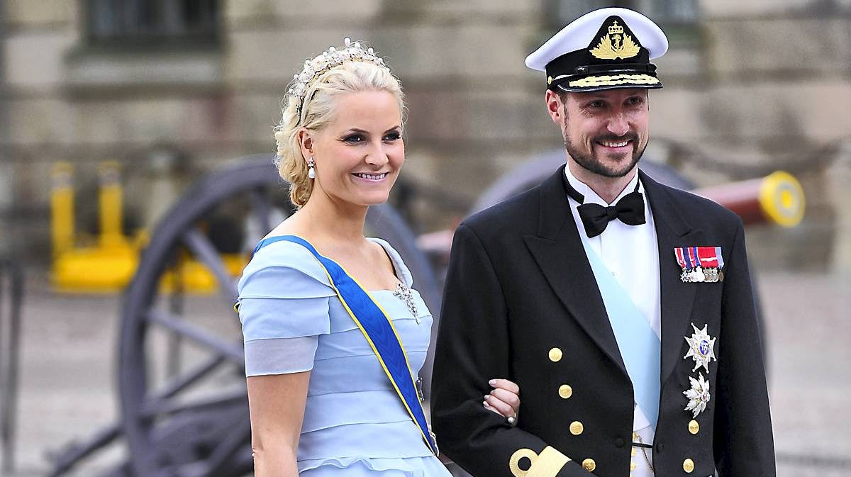 Kronprinsesse Mette-Marit og kronprins Haakon.