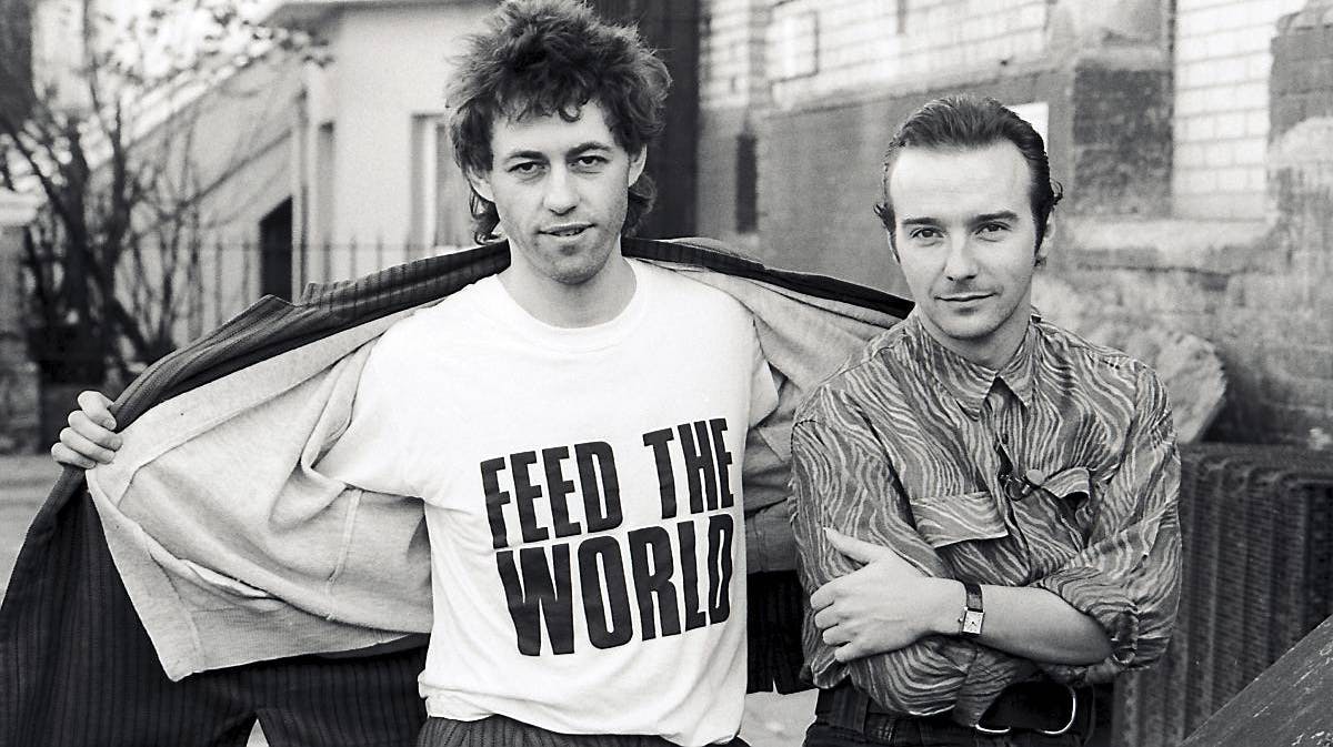 Bob Geldof og Midge Ure.
