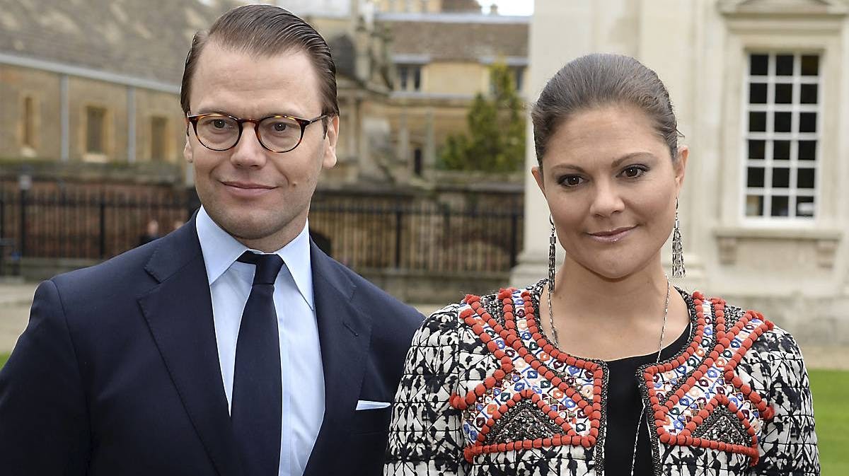 Prins Daniel og kronprinsesse Victoria.