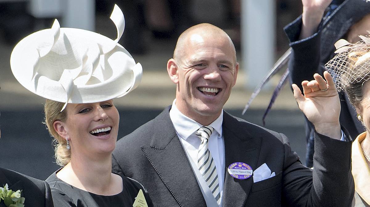 Zara Phillips og Mike Tindall.