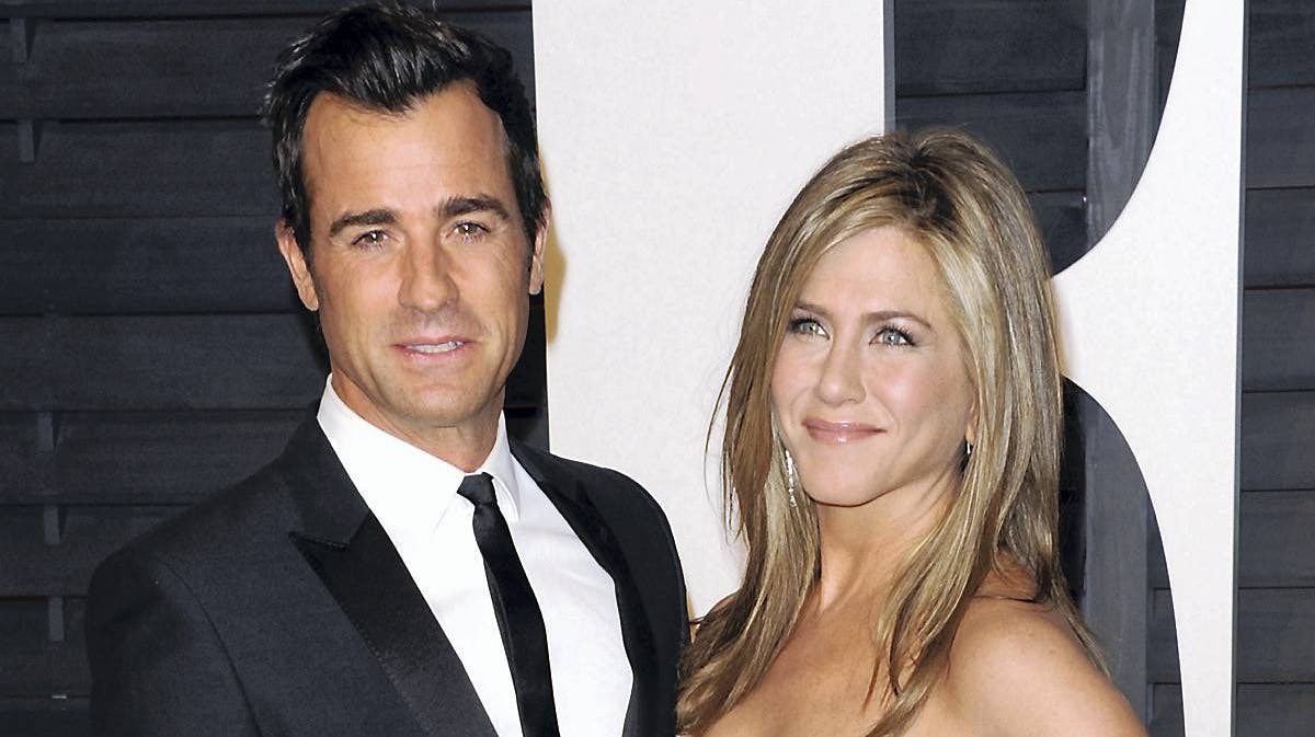 Justin Theroux og Jennifer Aniston.