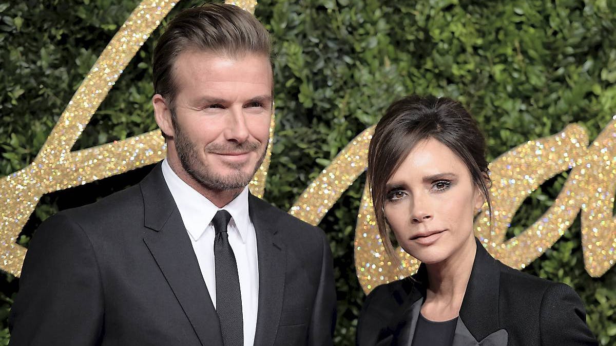 David og Victoria Beckham.