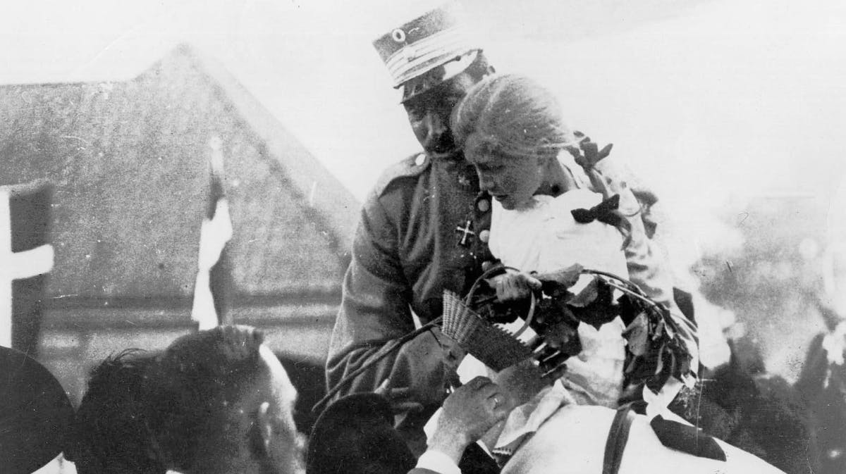 Kong Christian X og Johanne Martine Braren