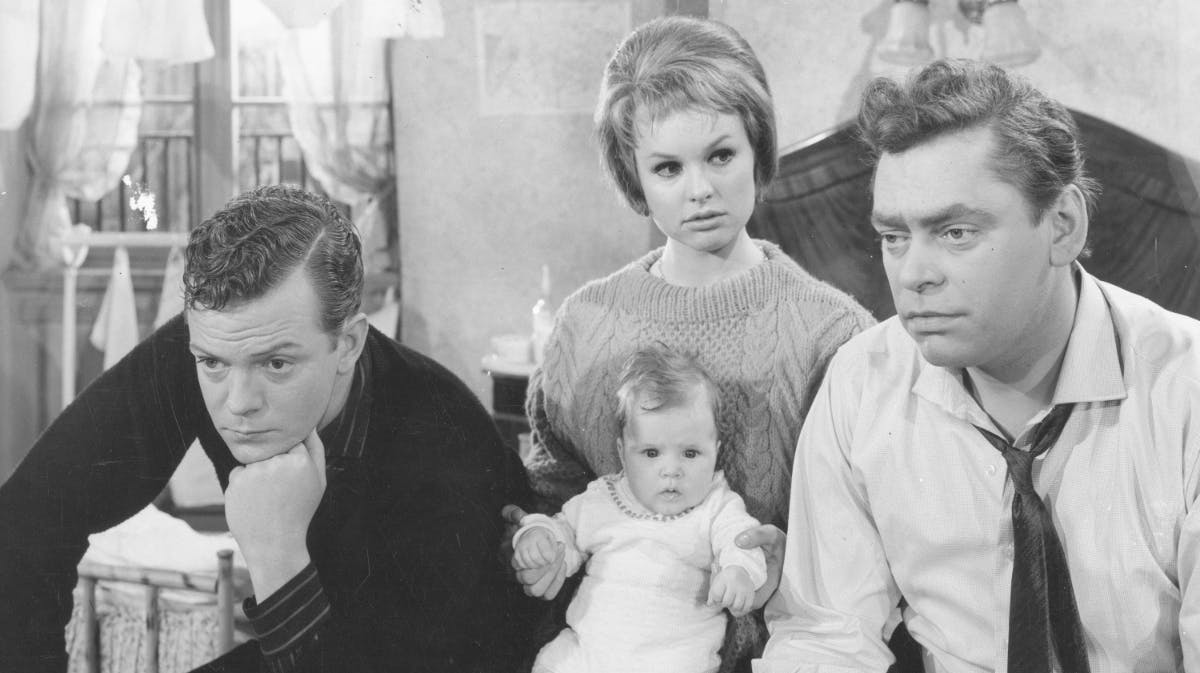 Ebbe Langberg, Dirch Passer og Ghita Nørby i "Peters baby"