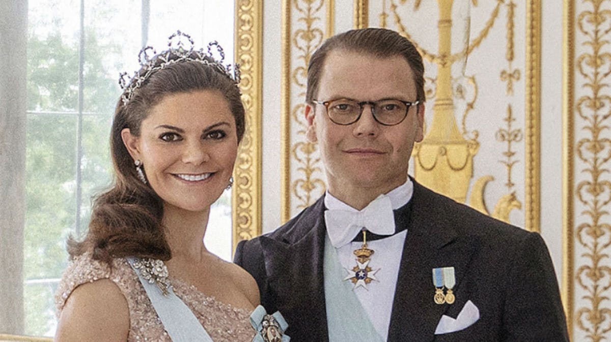 Kronprinsesse Victoria og prins Daniel. 