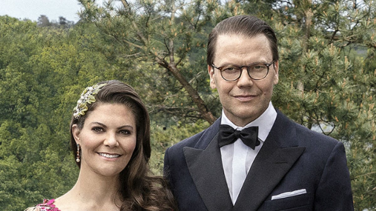 Victoria og Daniel på det nye billede. 