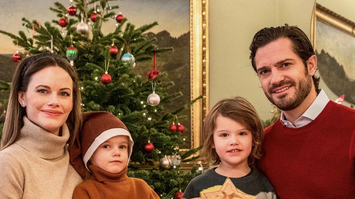Prinsfamilien julehygger. 