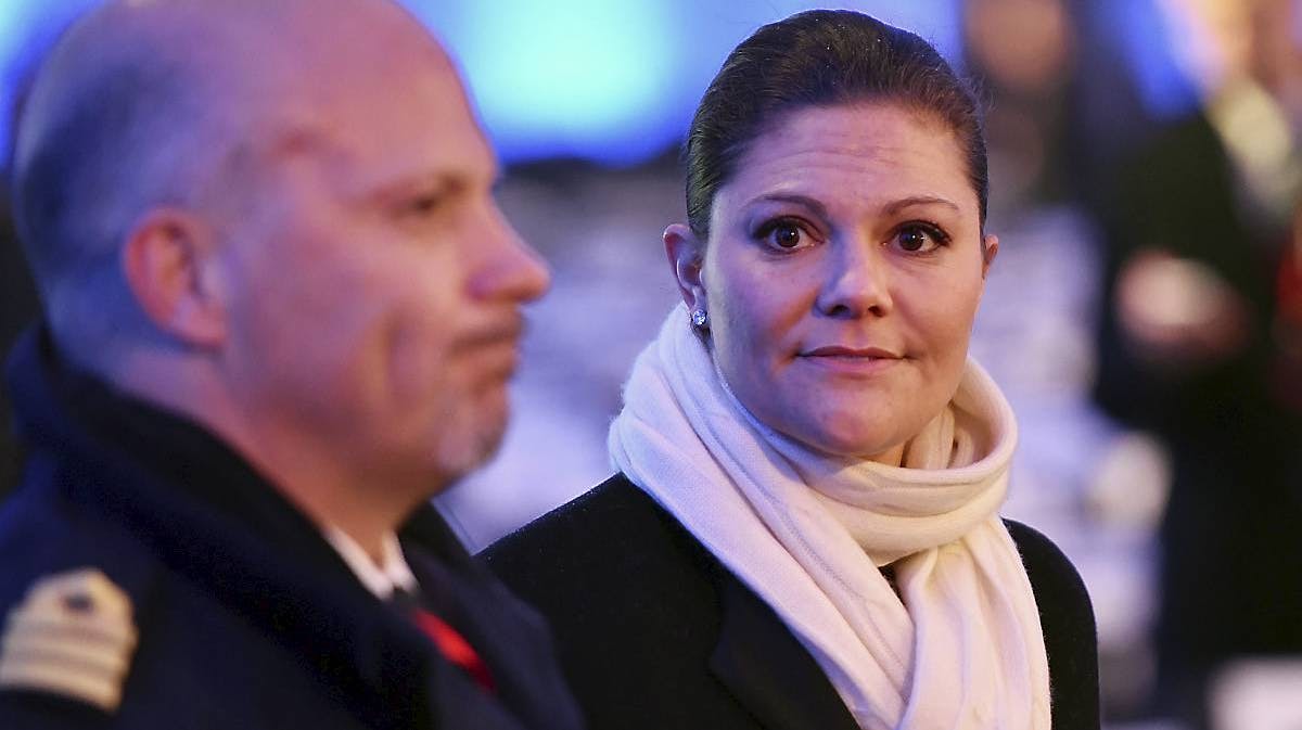 Kronprinsesse Victoria i Auschwitz på 70-års dagen for koncentrationslejrens befrielse.