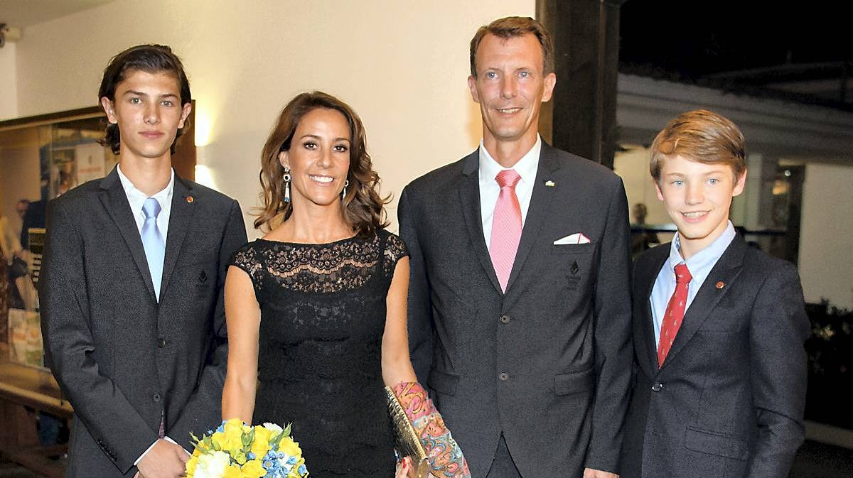 Prinsesse Marie, prins Joachim, prins Nikolai og prins Felix
