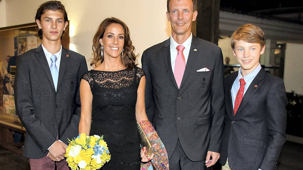 Prinsesse Marie, prins Joachim, prins Nikolai og prins Felix