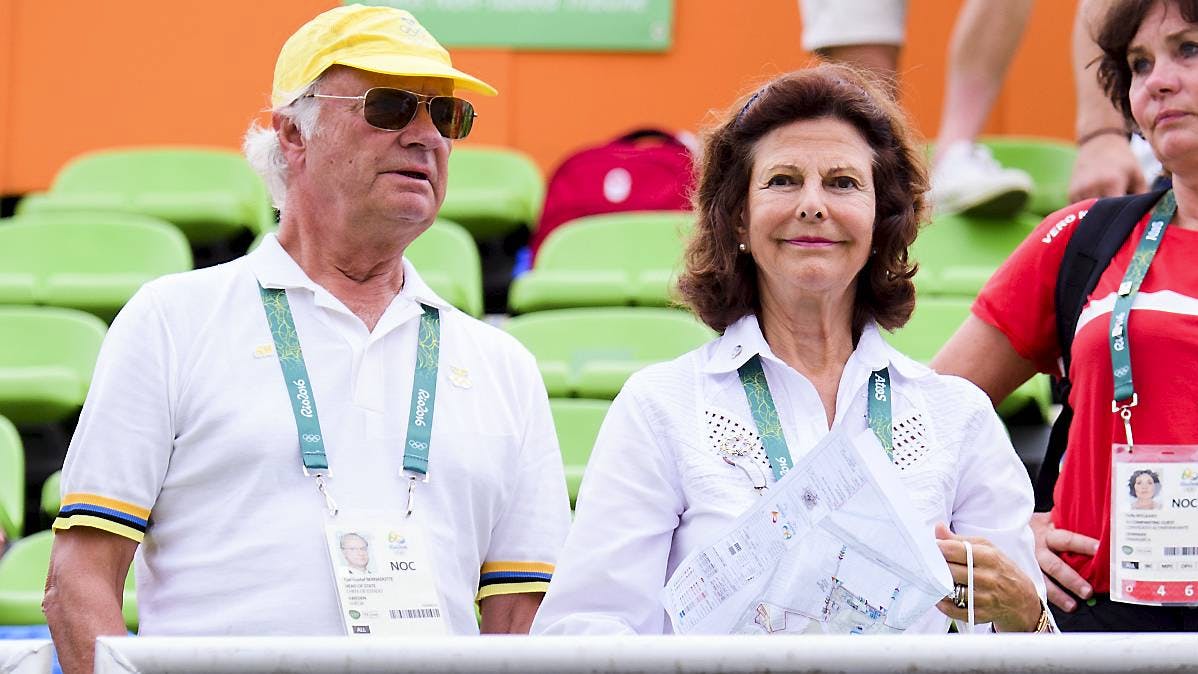 Kong Carl Gustaf og dronning Silvia i Rio.