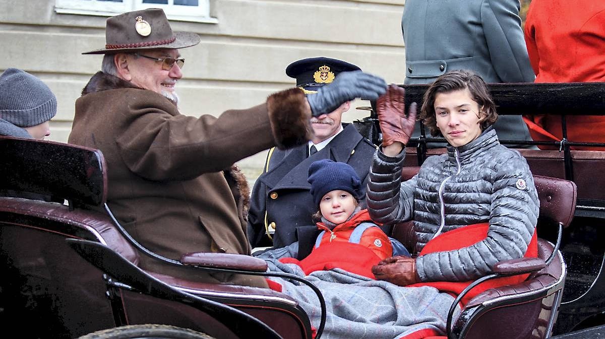 Prins Henrik, prinsesse Athena, prins Nikolai