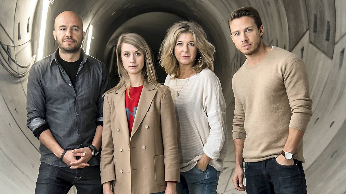 Dar Salim, sara Hjort, Paprika Steen og Johannes Lassen.