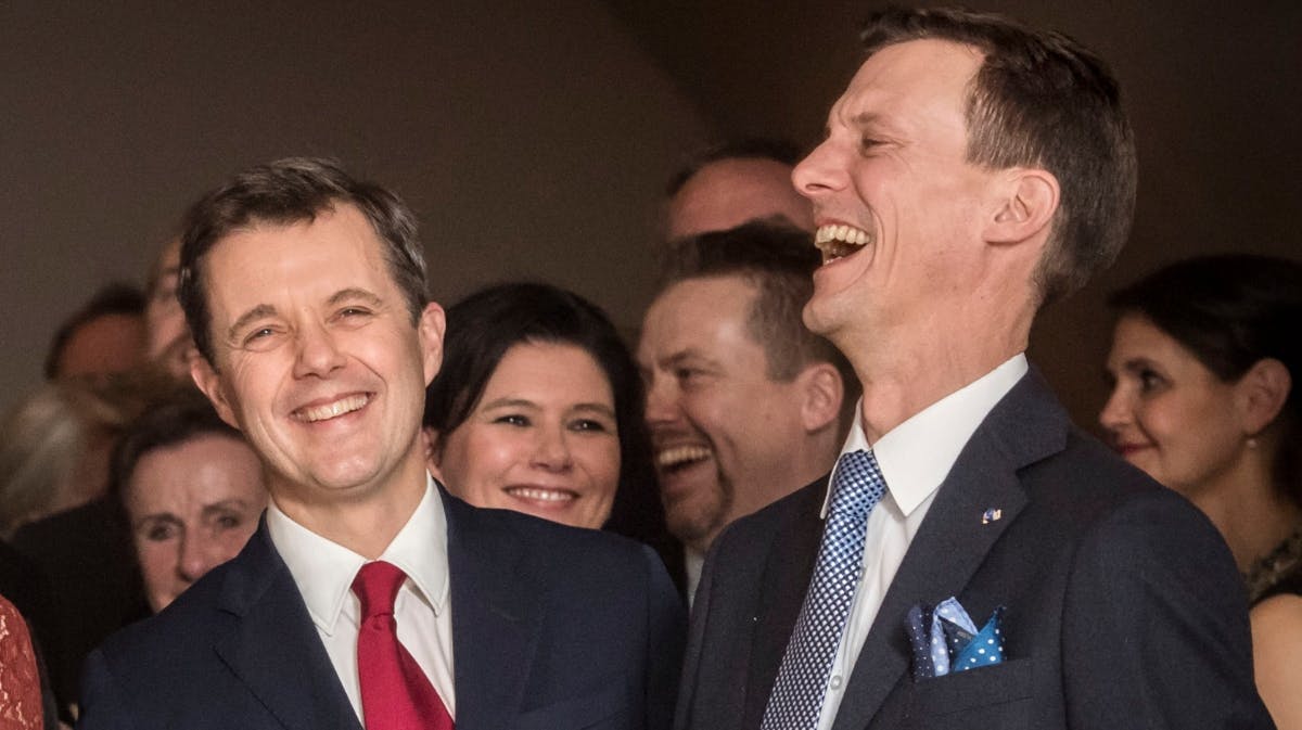 Kronprins Frederik og prins Joachim