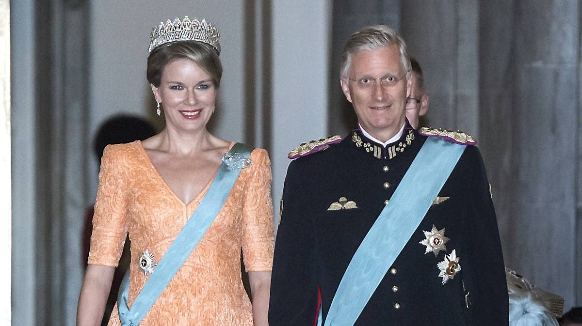 Kong Philippe, dronning Mathilde