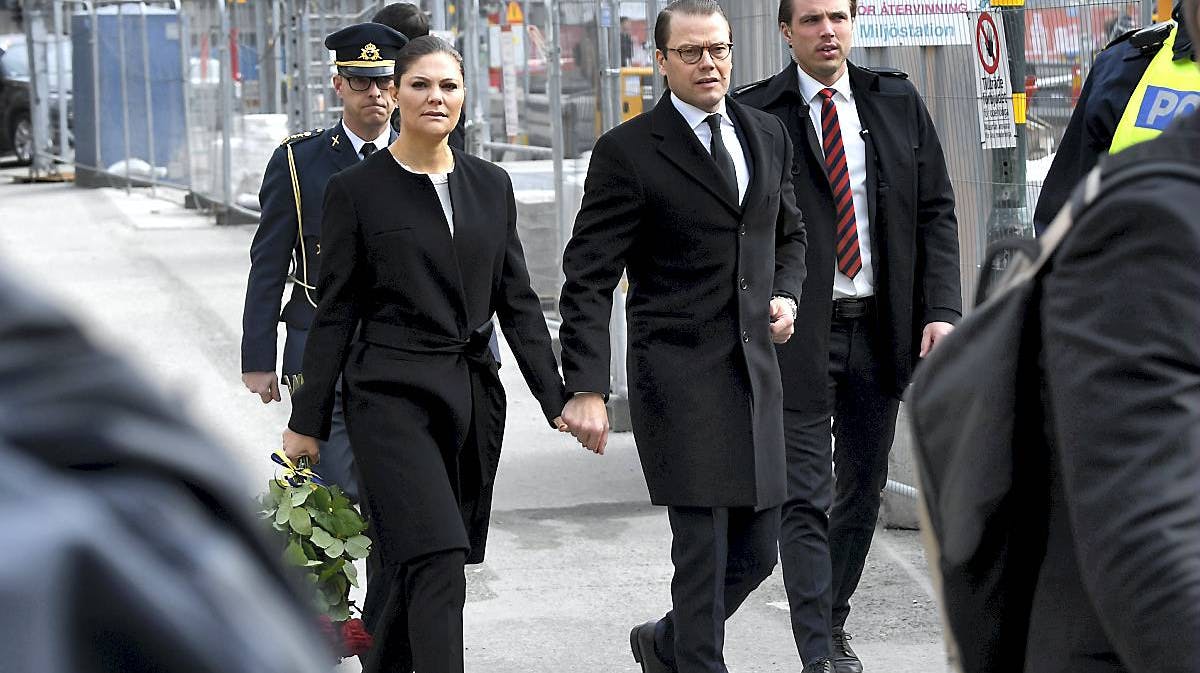 Kronprinsesse Victoria og prins Daniel.