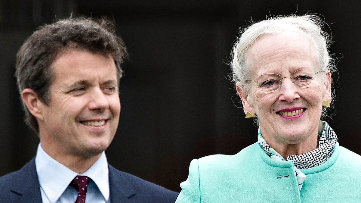 Kronprins Frederik og dronning Margrethe