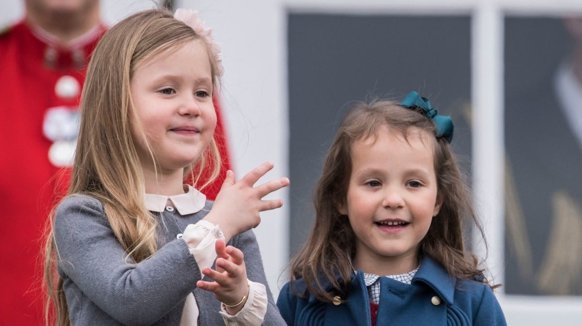 Prinsesse Josephine og prinsesse Athena. 
