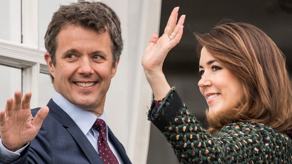 Kronprins Frederik og kronprinsesse Mary