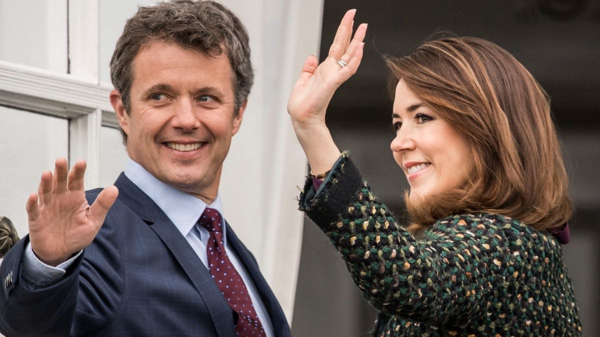 Kronprins Frederik og kronprinsesse Mary