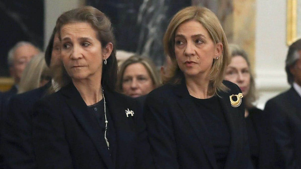 Prinsesse Elena og prinsesse Cristina. 