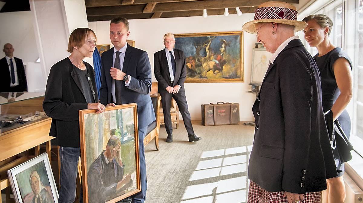 Dronning Margrethe på Bornholm, 2017.