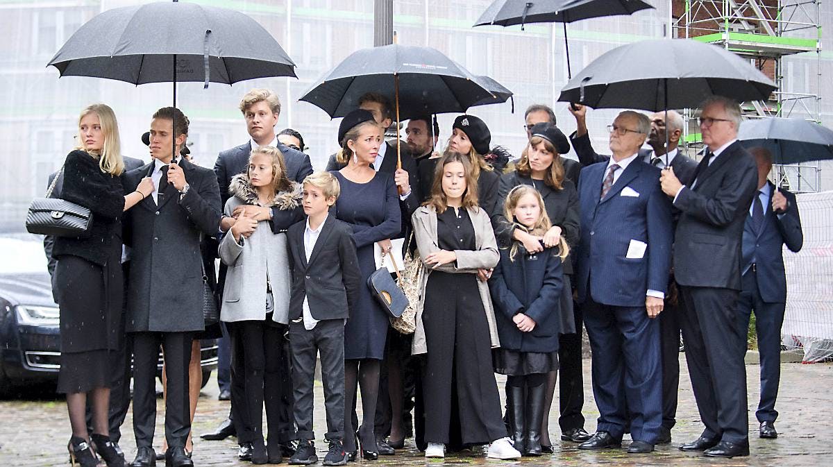 Peter Zobels begravelse.