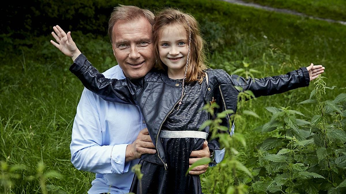 Peter Qvortrup Geisling og datteren Merle